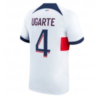 Paris Saint-Germain Manuel Ugarte #4 Gostujuci Dres 2023-24 Kratak Rukav